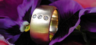 Ring mit 3 Brillanten